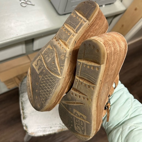 A.S.98 Nicolls wedge heel sandal - Picture 6 of 8